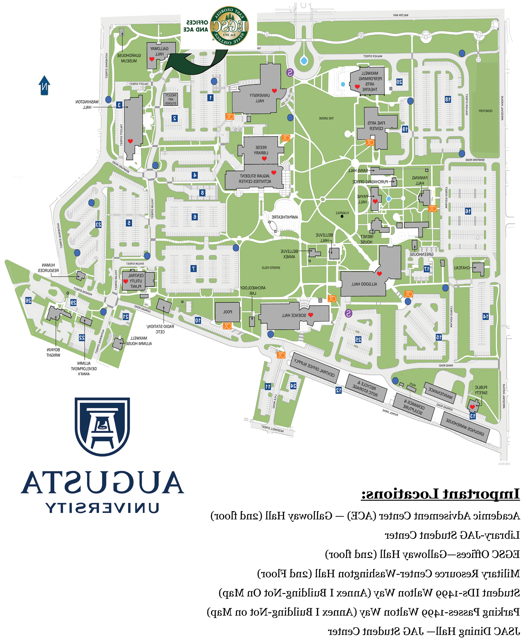 egsc augusta campus map